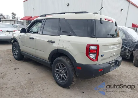 2025 Ford Bronco Sport Big Bend z USA, uszkodzony, nr VIN 3FMCR9BN2SRE76796